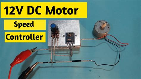 How To Make Simple Dc Motor Speed Controller Circuitdiy 12v Dc Motor