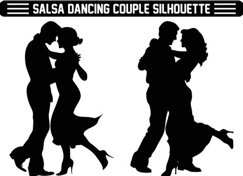 Salsa Dancing Couple Silhouette Silhouettes Of People Dancing Salsa