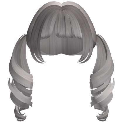 Ash Platinum Silver Popstar Gyaru Curled Pigtails Roblox Item Rolimon S