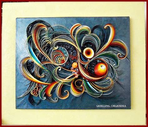 Hand Rolled Paper Quilled Mosaic Example