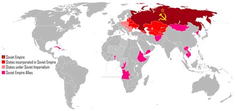 Soviet Empire Soviet Imperialism Map By Saint Tepes On Deviantart