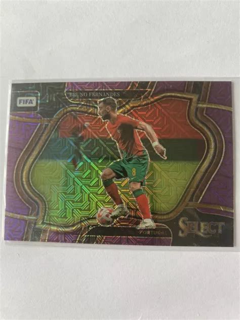 BRUNO FERNANDES PORTUGAL Niveau Terrain Violet Mojo Panini Select FIFA