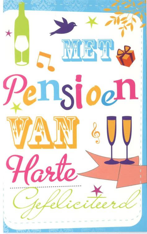 Pensioen Wenskaarten Voor Collega