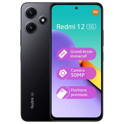 Smartphone Xiaomi Redmi G Double Nano Sim Go Noir Smartphone