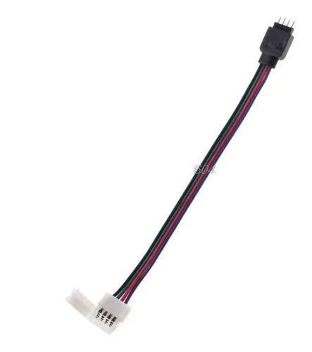 Emenda Conector Fita Led Rabicho Macho Rgb 5050 3528 4 Vias MercadoLivre