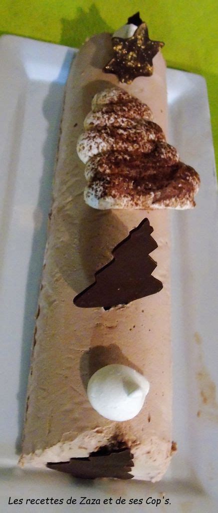 Bûche glacée au Nutella et Kinder Bueno Les recettes de Zaza