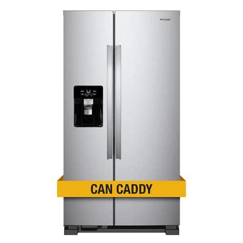 Whirlpool Side By Side Refrigerator In Fingerprint, 51% OFF