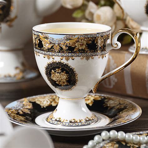 Elegant Bone China Coffee Cup - ApolloBox