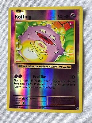 Koffing REVERSE HOLO 50 108 Pokemon TCG XY Evolutions Card NM EBay