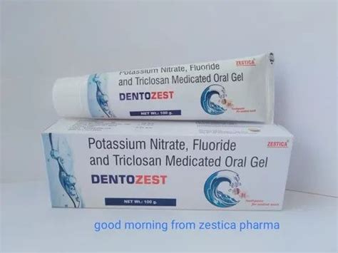 Potassium Nitrate Triclosan With Fluoride Medicated Oral Gel Dentozest