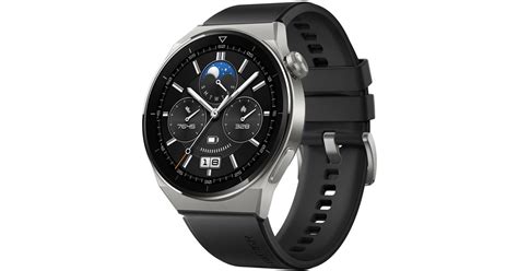 Huawei Watch GT 3 Pro Titanium, Smartwatch titan, 46mm; Armband ...