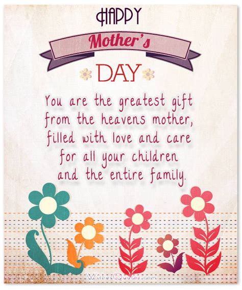 Heartwarming Mothers Day Wishes To Melt Her Heart