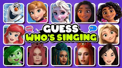 Guess Who S Singing Disney Song Quiz Challenge Descendants