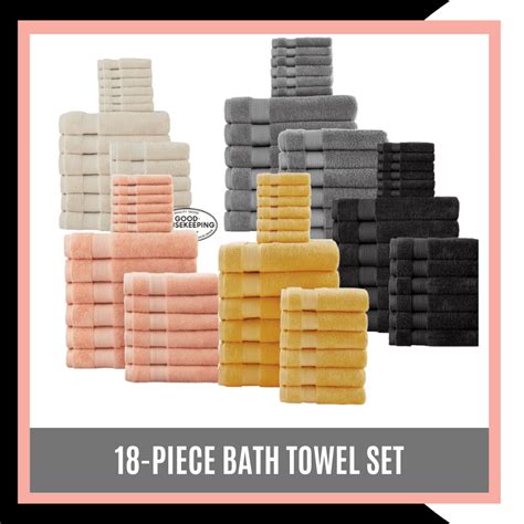 18PC Bath Towel Set Big Happy Savings