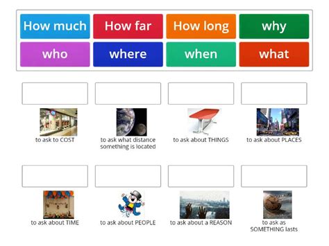 Atividade Sobre Wh Questions As Palavras Interrogativas Match Up