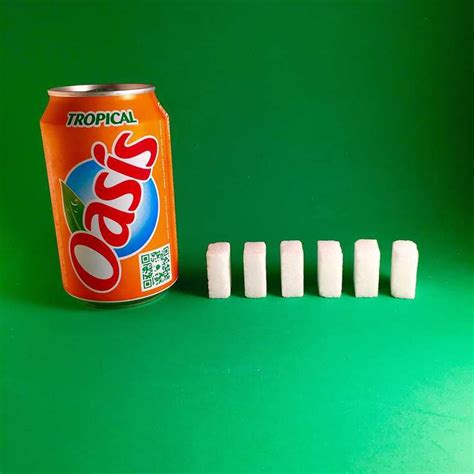 Наглядная демонстрация того, сколько сахара в продуктах, которые мы едим