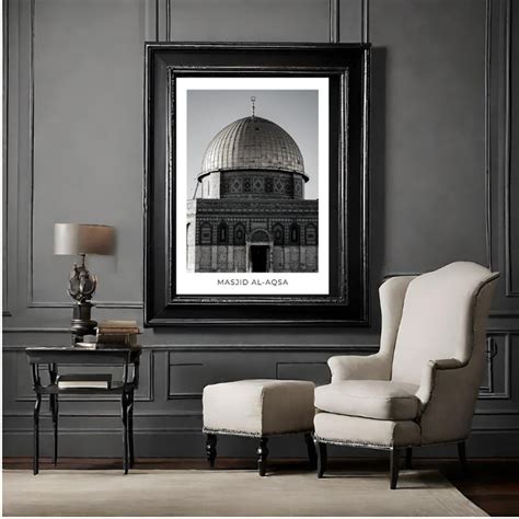 Masjid Al Aqsa Wall Art Aqsa Mosque Art Masjid Wall Art Etsy Australia