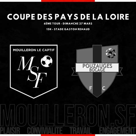 Tirage Coupe Des Pays De La Loire Mouilleron Sport Football