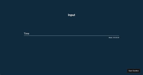 Input Field Aquila Mask Toggle Forked Codesandbox