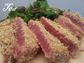 Tagliata Di Tonno Al Sesamo A Tavola Con Tea