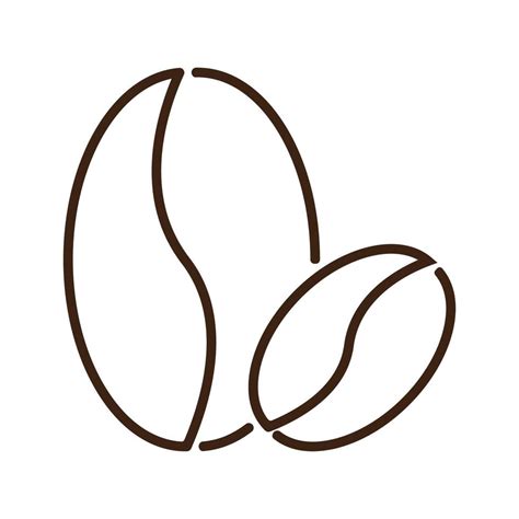 Coffee Bean Icon Vector Art At Vecteezy