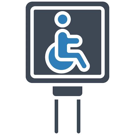 Premium Vector Disabled Vector Illustration Style