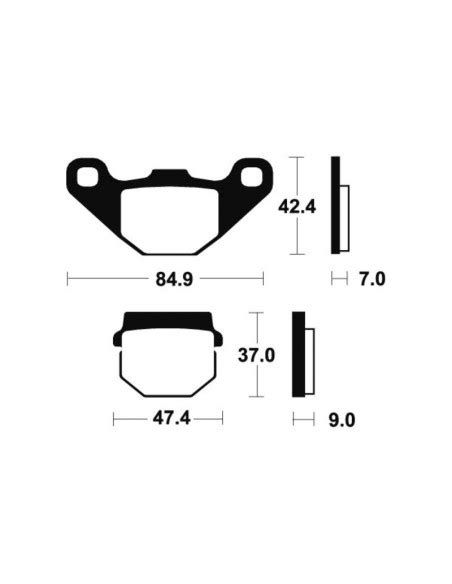 Pastillas De Freno Tecnium Aprilia Derbi Piaggio Vent Fantic