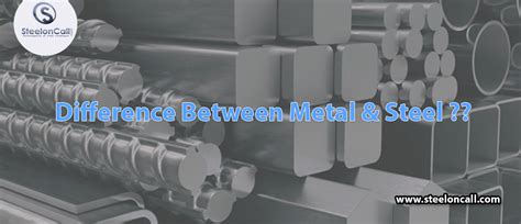 Difference Between Metal And Steel