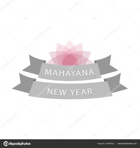 Mahayana New Year Buddhist Celebrations — Stock Vector © shawlin #234873920