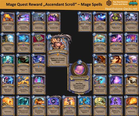 Mage Quest Reward “Ascendant Scroll” – Mage Spells (not including new ...