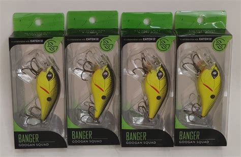 4 Googan Squad Banger Square Bill Crankbait Fishing Lures Lot Of 4 EBay