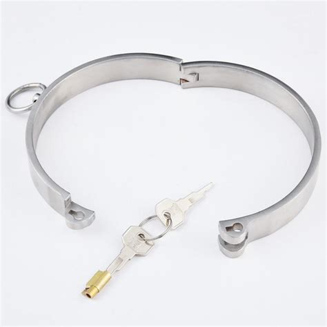 Lockable Stainless Steel Collar Kinky Cloth