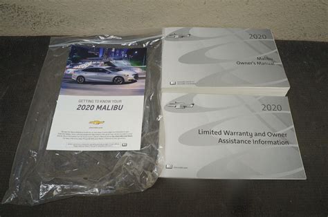 2020 CHEVROLET MALIBU OWNERS MANUAL GUIDE BOOK WITH LITERATURE FREE