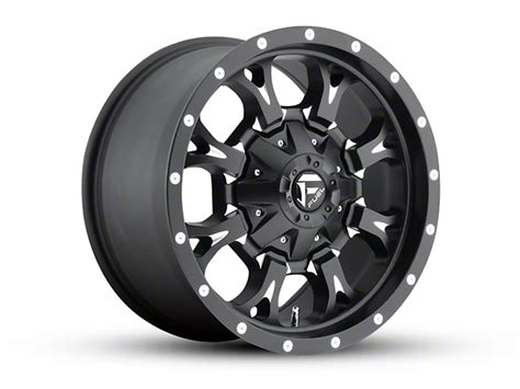 Fuel Wheels Ram Krank Matte Black Milled 5 Lug Wheel 17x9 20mm