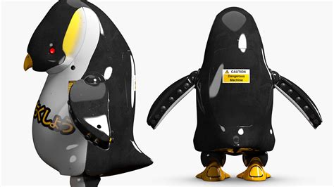 Penguin Robot - 3D Model by jebcg