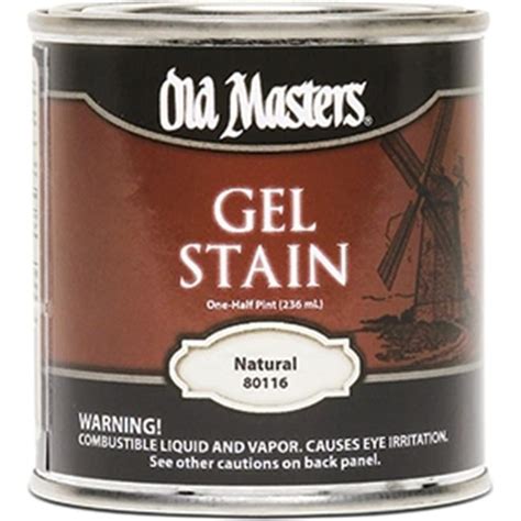 Old Masters 80116 0 5 Pint Natural Gel Stain