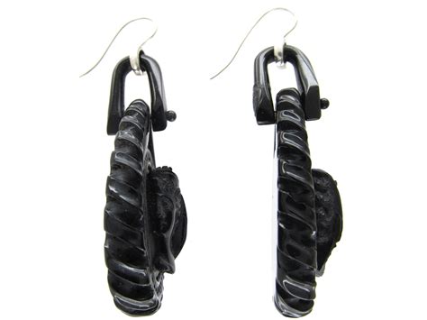 Large Victorian Jet Earrings (359E) | The Antique Jewellery Company