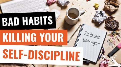 Bad Habits That Are Killing Your Self-Discipline