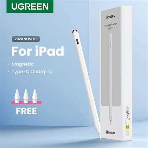 UGREEN Caneta Stylus Magn Tica Para Apple Pencil Carregamento Sem Fio