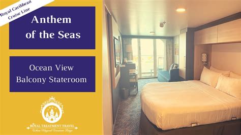 Room Tour Ocean View Balcony Stateroom On The Anthem Of The Seas Youtube