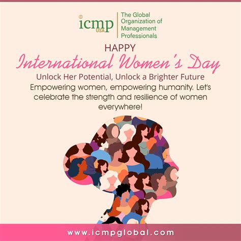 ICMP - Happy International Women's Day Unlock Her Potential, Unlock a