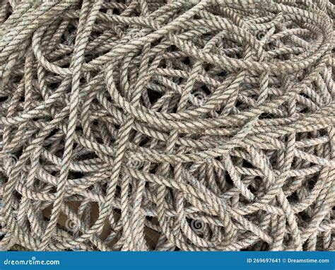 Rope Cord Twine Stock Image Image Of Yarns Thicker 269697641