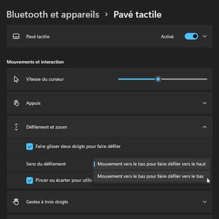 Modifier Le Sens De D Filement De La Souris Sur Windows