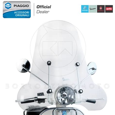 Parabrezza Paravento Alto Originale Piaggio Per Vespa Px