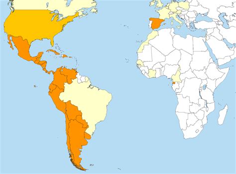 Spanish Speaking Countries North America Central America The