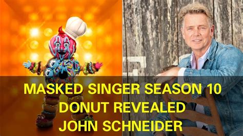 Masked Singer Usa Season 10 Donut Revealed John Schneider Youtube