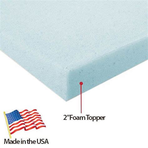 Memory Gel Infused Twin XL Mattress Topper, Made in the USA (XL Twin ...