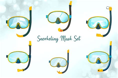 Snorkeling Mask Set Graphic By Pixel Perfect · Creative Fabrica