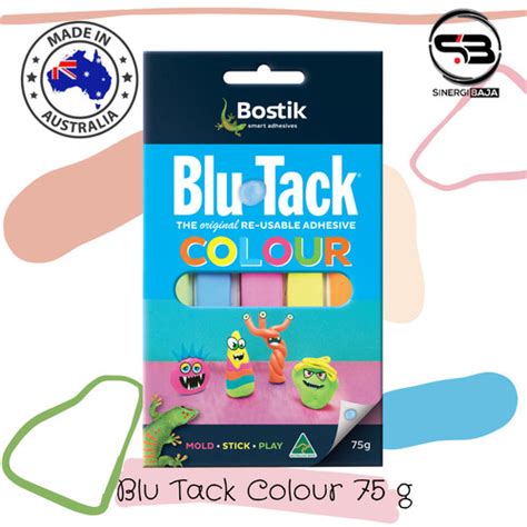 Jual Blu Tack Bostik Australia Lem Perekat Serbaguna Blu Tack Colour