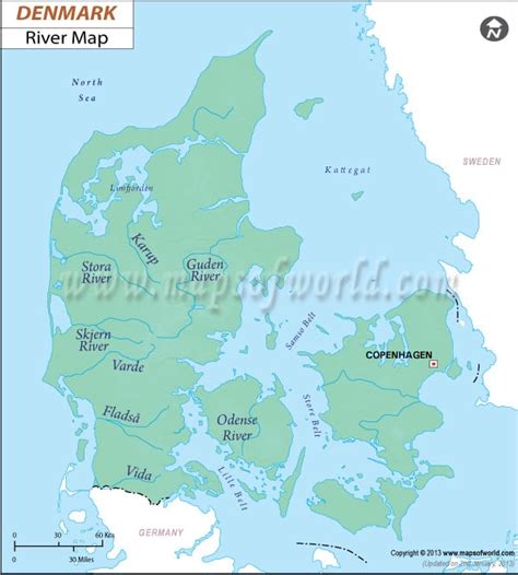 Denmark River Map